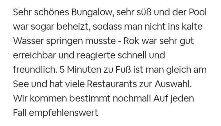 Bungalows Sonnenblume Am Klopeiner See ザンクト・カンツィアン エクステリア 写真